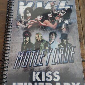 Kiss Motley Crew Tour Booklet July-Sept. 2012 U.S Shows